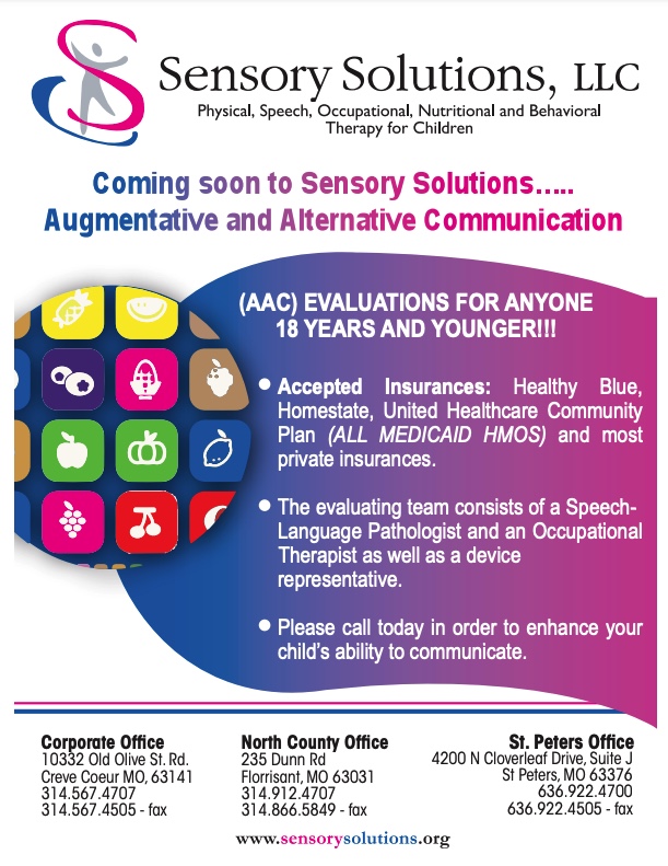 Augmentative and Alternative Communication AAC- Sensory Solutions